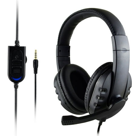 3.5mm Wired Gaming Headset Mic Stereo Surround Headphone For PS4 Xbox PC