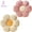 Pink+Beige, variant on SUSIELADY Flower Throw Pillow, 13.78" 2 Pack Mixed Colors, Plush Daisy Cushion for Sofa, Bed, Couch, Cute Aesthetic Room Decor, Pink & Beige