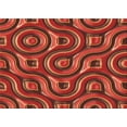 thumbnail image 1 of Ahgly Company Indoor Rectangle Patterned Red Fox Red Area Rugs, 6' x 9', 1 of 6
