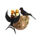 thumbnail image 5 of Nido de golondrina simulado, Nido de Pájaro Artificial, patio, escultura de pájaros hecha a mano, artesanías, bonsái, Nido de Pájaros de Pascua , volar, 5 of 8