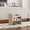 Natural Wood Color, variant on Huisenitre 2-Tier Shoe Rack with Bench, Small Shoe Bench for Entryway, Heavy Duty Hallway Seat with Storage，Cherry Wood Grain Color