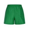 thumbnail image 6 of GERsome Men's Womens Quick Dry Shorts - Athletic Running Gym Workout Shorts with Pockets Lightweight Basic Mesh Solid Fitness Shorts Green L, 6 of 9
