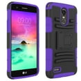 thumbnail image 3 of LG Stylo 3 Case, Mignova Rugged Plastic Heavy Duty Armor Holster Defender Full Body Protective Hybrid Case Cover with Kickstand and Belt Swivel Clip for LG Stylo 3 Smart Cell Phone (Purple), 3 of 5