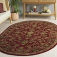 thumbnail image 2 of SAFAVIEH Antiquity Carmella Oriental Wool Area Rug, Red, 4'6" x 6'6" Oval, 2 of 11