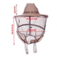 thumbnail image 2 of Sombrero de malla para apicultor Protector facial para apicultura al aire libre Sombrero de red Gorra protectora Accesorio para apicultor Eigraketly HA6431-00B, 2 of 6