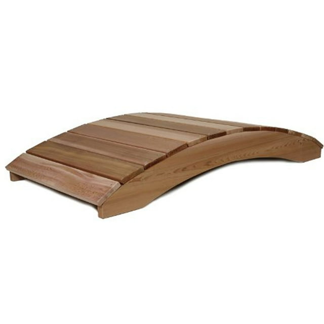 All Things Cedar FB72 6 Foot Bridge, Red Western Cedar, 72 x 36 x 12 Inches