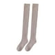 thumbnail image 3 of Par de medias largas de invierno de 50 cm, accesorios para disfraces, suaves y cómodos calentadores de piernas sobre la , calcetines altos para , Gris claro BLESIY Medias largas hasta la rodilla, 3 of 8
