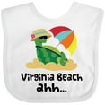 thumbnail image 3 of Inktastic Virginia Beach Virginia Boys or Girls Baby Bib, 3 of 4