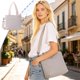 thumbnail image 1 of Women's Nylon Tote Bag Casual Crossbody Shoulder Bag Lightweight Multi-use Bag For Daily Work Travel, 1 of 6