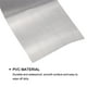 thumbnail image 3 of Impermeable Pelar y Pegar Decorativa Cinta Auto Adhesivo 3.15"W x 16.4'L PVC Removible Cinta para Pared Borde Plateado Tono Cepillado (Grueso Estilo), 3 of 5