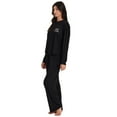 thumbnail image 6 of REALTREE Women's & Women's Plus Long Sleeve Comfy Wide Leg Pant Pant Pajama Lounge Sleep Set, 2-Piece, Sizes S-3XL, 6 of 7