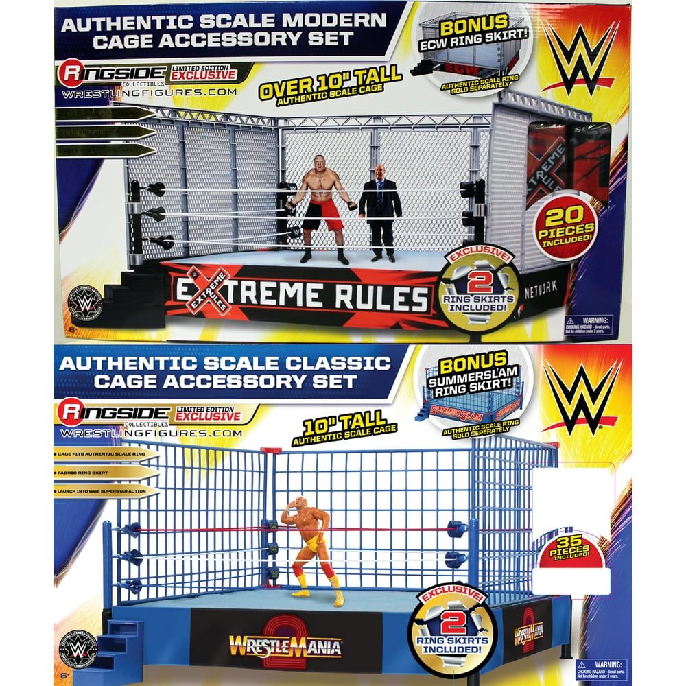Package Deal "ModernDay Steel Cage Playset" & "Classic Blue Steel