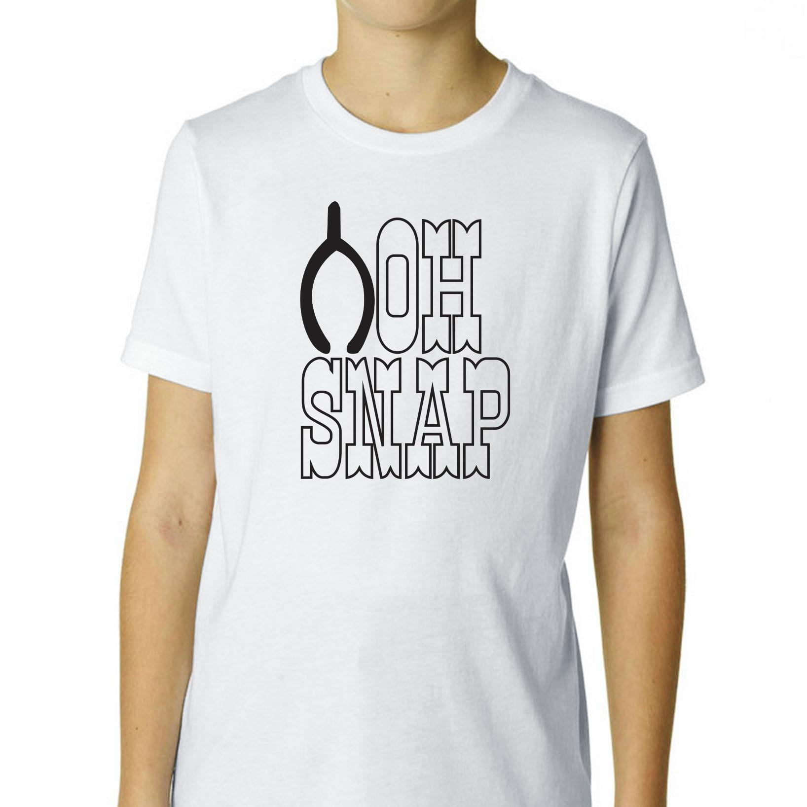 Oh Snap Gift for Photographer Funny Youth Kids T-Shirt Novelty Present