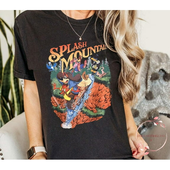 Splash Mountain Vintage Shirt Disney Ride Tee, Retro Disney T-Shirt, Classic Disney World Gift, Magic Kingdom Merch