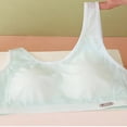 thumbnail image 6 of ‌LYMAYTER Teens Training Bras Girls 10-16Y Solid Color Wire-Free Bras Comfort Light Support Bras M-4XL, 6 of 8