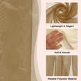 thumbnail image 3 of Tissu Organza Tulle Cristal Transparent Soyeux pour Bricolage Chemin de Table, 3 of 8