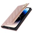 thumbnail image 4 of ELEHOLD for iPhone 14 Pro Wallet Case,Card Slot Zipper Purse Adjustable Crossbody Strap Stand Function Leather Wallet Case for iPhone 14 Pro 6.1 inch, Rosegold, 4 of 9