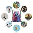 thumbnail image 6 of Daiia Neon Skull With Milkshake Pattern Drawstring Backpack, Gym Bag, Lightweight Backpack, Water-Resistant Bag Travel Sports Backpack, Fitness Bag, Yoga Bag-Small, 6 of 6