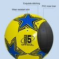 thumbnail image 4 of Balón de fútbol tamaño 5 Wosthever azul para partido y entrenamiento, 4 of 5