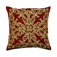 thumbnail image 1 of Housses de Coussin pour Canapé, Décoratives Rouges 20"x20 Pouces (50x50 cm), Housses de Coussin en Soie d'Art Zardosi pour Canapé, Motif Géométrique Style Contemporain - Admirable, 1 of 4