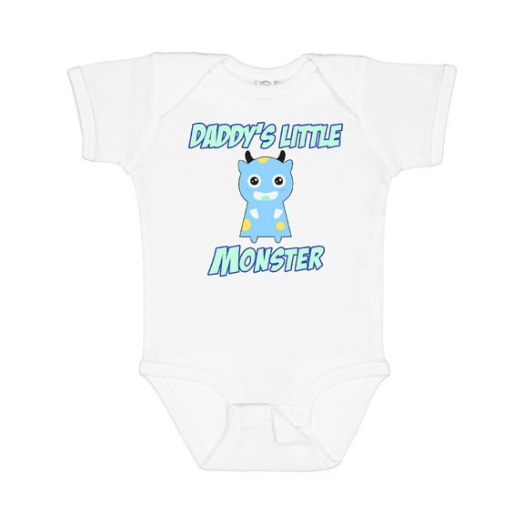 Inktastic Daddys Little Monster Boys or Girls Baby Bodysuit