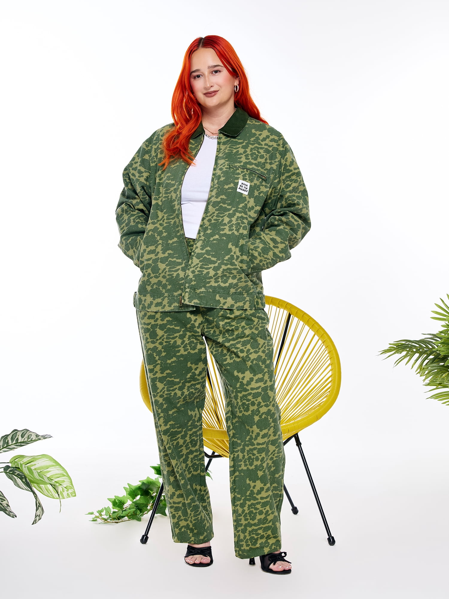 Hija De Tu Madre, Unisex Graphic Work Zip-Up Jacket, Sizes XS-3XL
