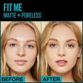 thumbnail image 2 of Maybelline Fit Me Matte + Poreless Normal to Oily Liquid Foundation with Clay, 128 Warm Nude, 2 of 10