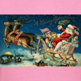 thumbnail image 3 of CafePress - Vintage Santa Sleigh T Shirt - Women's Traditional Fit Dark T-Shirt, 3 of 4
