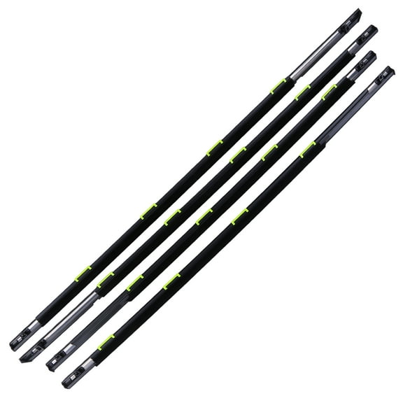 iSpchen Outer Door Belt Weatherstrip Window Seal Molding Set for Honda Civic Sedan 1996-2000, Replaces 72410-S04-003 72450-S04-003 72910-S04-003 72950-S04-003