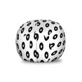 thumbnail image 1 of Abtsract Storage Toy Bag Chair, Style Circles Star Shapes and Polka Dots Backdrop Dream, Stuffed Animal Organizer Washable Bag, Large Size, Black and White, by Ambesonne, 1 of 3
