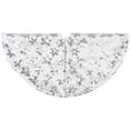 thumbnail image 4 of Northlight Sequin Snowflake Mini Christmas Tree Skirt - Silver - 20", 4 of 7