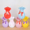 thumbnail image 3 of Flower Vase Shatterproof Desktop Decor Mini Lotus Leaf Mouth Imitation Ceramic Vase for Home, 3 of 9