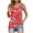 A-Red, variant on ZQUUVOU Tank Top For Women Boho Printed V-Neck Tops (C-Black,2XL)