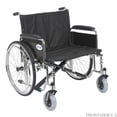 thumbnail image 1 of Sentra EC Heavy Duty Extra Wide Wheelchair, Detachable Full Arms, 26" Seat -, 1 of 1