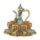 thumbnail image 2 of Juego de cafetera turca, juego de jarra, juegos de té artesanales con bandeja para tetera y 6 tazas para Azul, 2 of 8