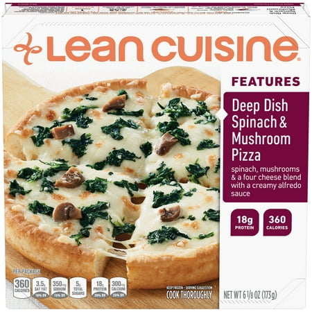 Lean Cuisine Protein Kick Spinach & Mushroom Frozen Pizza - 6.1oz