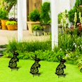 thumbnail image 3 of Rabbit Inserting Cards Easter Gardening Ornaments Grass Garden Gardening Pattern Rabbit Decoration, 3 of 11