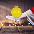 thumbnail image 5 of Glass Christmas Tree Ornaments - 80mm / 3.25" [4 Pieces] Designer Balls from Christmas By Krebs Seamless Hanging Holiday Decor (Full Sun), 5 of 6
