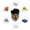 thumbnail image 7 of Yayeee Freestanding Laundry Hamper with Handle Collapsible Large Storage Basket for Clothes, Vibrant Oranges, 7 of 7