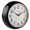 thumbnail image 1 of Reloj de pared Westclox 32042BK retro negro de 24 cm, 1 of 5