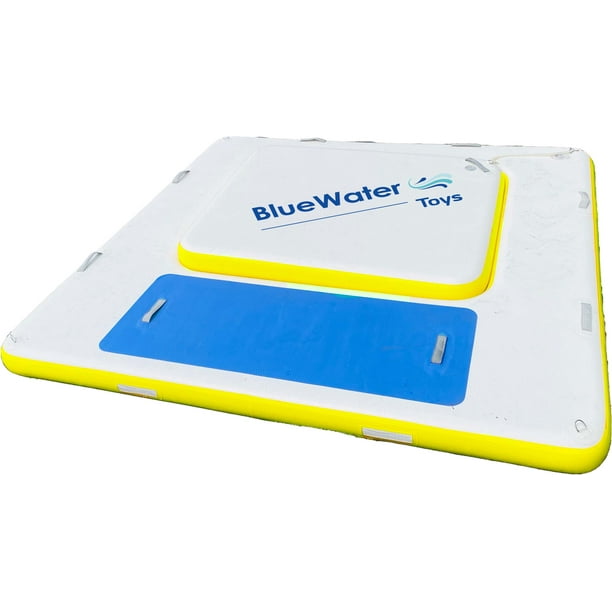 Patented 3-in-1 Inflatable Water Deck, Portable Swim Platform with ...
