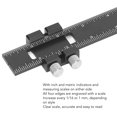 thumbnail image 4 of Règle à Glissière en Métal, Règle de Tracé de Type T Professionnel Précis en Pouce Carré pour des Mesures Répétées, 4 of 8