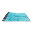 thumbnail image 2 of Ahgly Company Indoor Rectangle Abstract Light Blue Modern Area Rugs, 5' x 8', 2 of 4