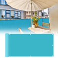 thumbnail image 2 of Petite Housse d'Extérieur, Toile d'Ombrage Rectangulaire Bleue Anti-Espionnage pour Camping Estival en Plein Air, Intimité, Housse de Protection, 2 of 6