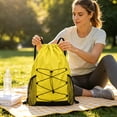 thumbnail image 5 of Drawstring Backpack with Side Mesh Pockets – Water Repellent Large Capacity Sack for Gym,Hiking,Cycling,Travel,Father's Day Gift for Him, 5 of 6