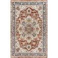thumbnail image 2 of Mark&Day Area Rugs, 6ft Round Asbury Traditional Dark Red Area Rug, Red Beige Carpet for Living Room, Bedroom or Kitchen (6' Round), 2 of 5