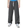 thumbnail image 1 of Pantalones largos informales de color liso para hombre - Ligeros - Poliéster - Primavera/verano - Corte holgado - Versátiles para el día a día, 1 of 8