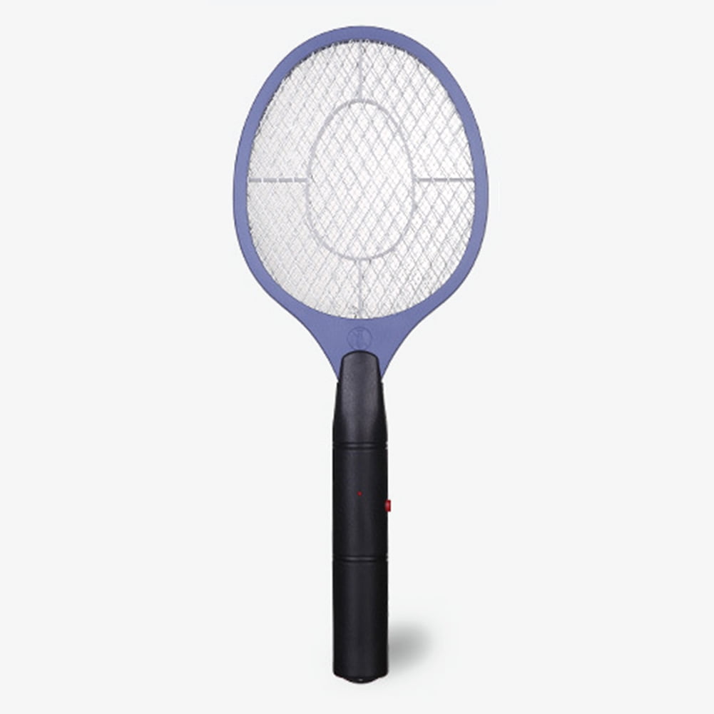 Summer Black Handle Batteries Operated Hand Racket Electric Mosquito