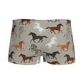 thumbnail image 2 of Horse Stallion Gallop Motif Boys'100% Cotton Boxer Brief Soft Moisture Wicking Breathable Underwear, 2 of 8