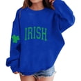 thumbnail image 3 of Otqutp St Patrick's Day Sweatshirt for Girls Kids Long Sleeve Crewneck Irish Clover Shirt Teen Boys Solid Soft Casual Hoodies Top, 3 of 6
